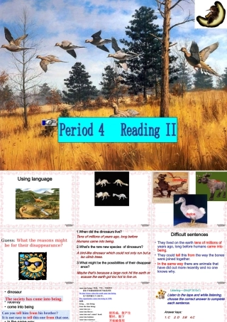 M2 Unit4 readingIIP4 高一英语Unit4全单元课件[整理五个]新课标 人教版