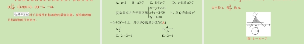 (高考风向标)高考数学一轮复习 第五章 第4讲 简单的线性规划精品课件 理 课件