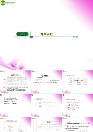 5对数函数课件 新人教A版 课件