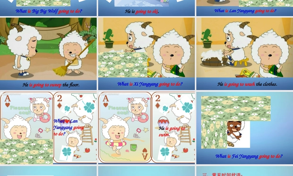 中考英语 一般将来时和一般过去时复习课件