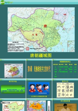 七年级历史下册 第9课(民族政权并立的时代)课件 人教新课标版 课件