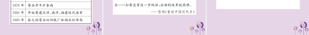(河南专版)八年级历史上册 第二单元 近代化的早期探索与民族危机的加剧 第4课 洋务运动课件 新人教版 课件