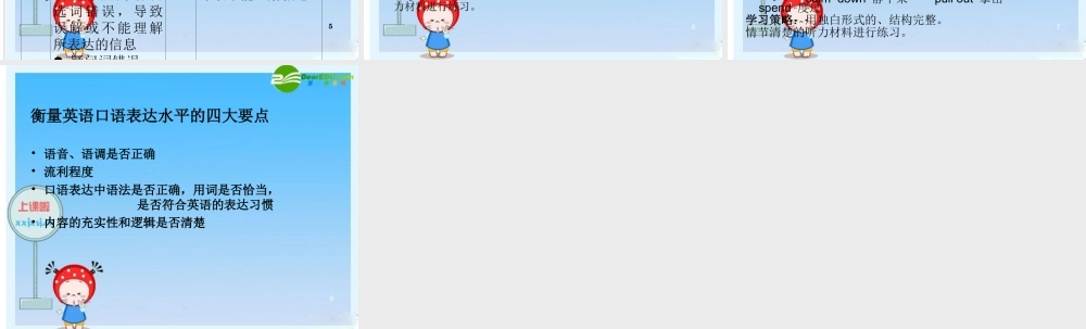 COT考试结构 广东高三英语高考听说训练公开课课件 广东高三英语高考听说训练公开课课件