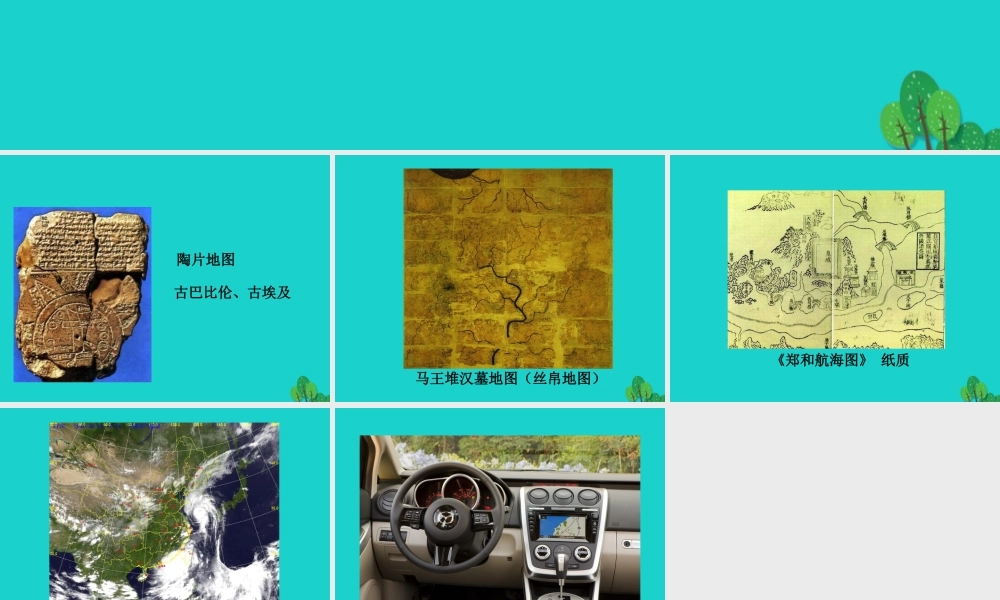 七年级地理上册 第一章 第三节 地图 地图的发展课件 中图版 课件