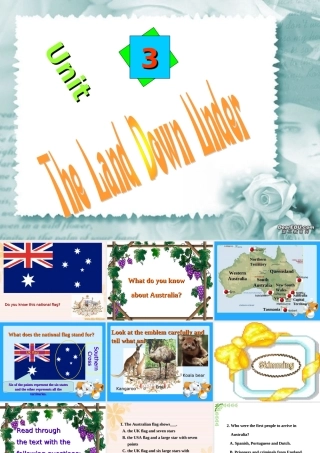 Unit3 The Land Down Under一 新课标 人教版 课件