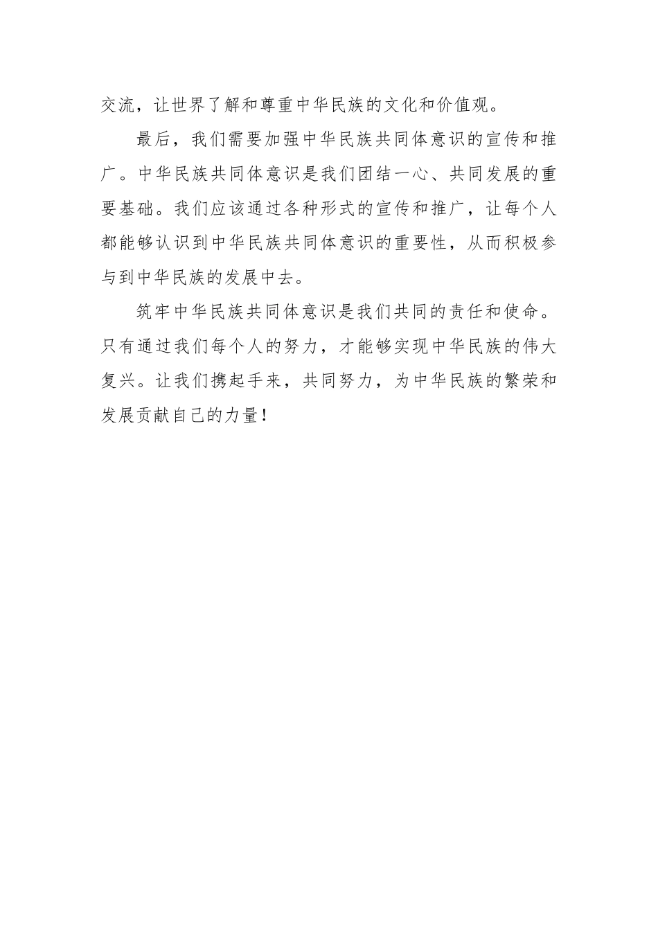 筑牢中华民族共同体意识整改材料_第2页