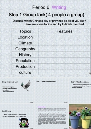 period 6 广东省高二英语Unit1 课件全集 广东省高二英语Unit1 课件全集