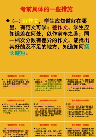 中考语文 考前指导6课件