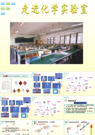 九年级化学 第一单元课题3走进化学实验室课件2 人教新课标版 课件