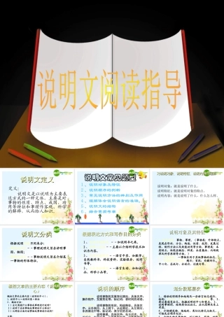 中考语文复习课件 说明文阅读指导 课件