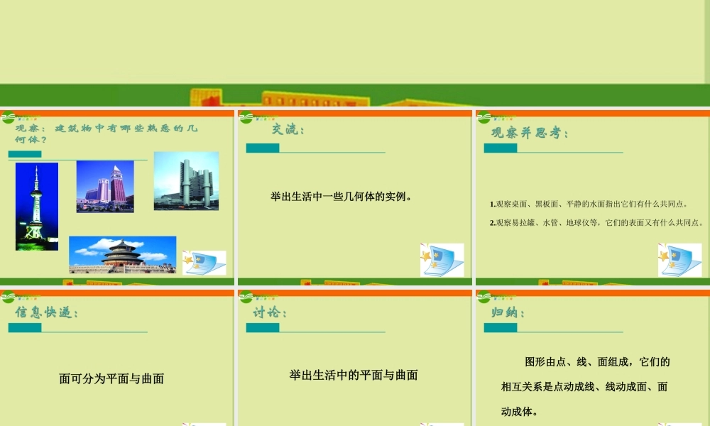 七年级数学上册 5.1 丰富的图形世界(第2课时)课件 苏科版 课件