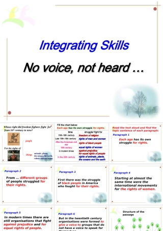 unit14 (integrating skills) 湖北省高二英语下学期Unit14 Freedom fighters全单元课件 人教版 湖北省高二英语下学期Unit14 Freedom fighters全单元课件 人教版