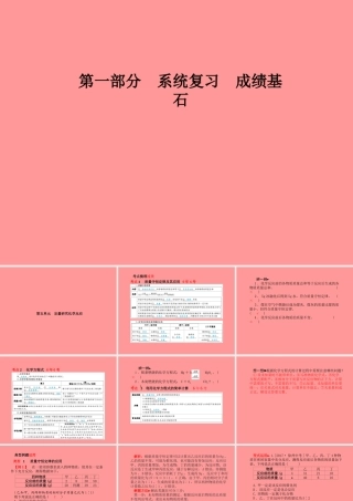 (滨州专版)中考化学总复习 第一部分 系统复习 成绩基石 第五单元 定量研究化学反应课件 鲁教版 课件