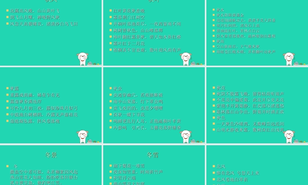 中考语文 作文素材 使用古诗课件
