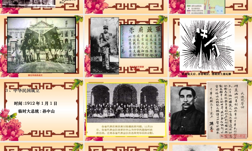 七年级历史辛亥革命课件2 鲁教版 课件