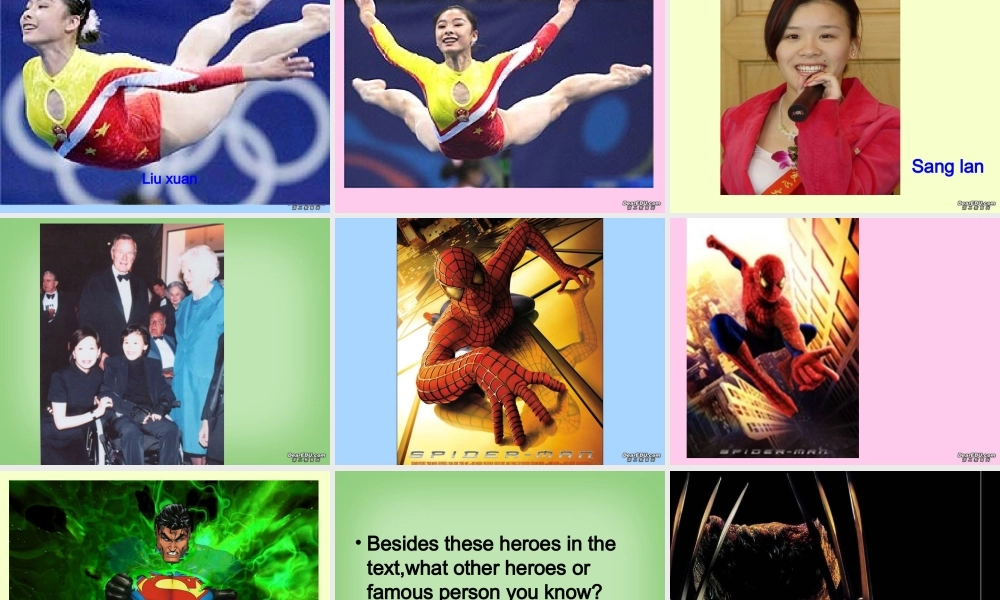 Modeul1 Unit2 Heroes 北师大版 课件