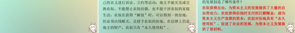 九年级历史上册 第17课 俄国的改革课件 北师大版 课件