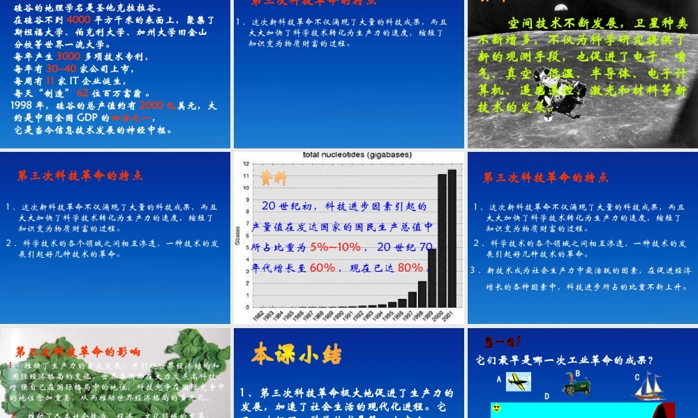 九年级历史下册 818(第三次科技革命)课件 鲁教版 课件