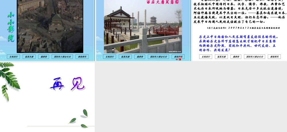 七年级历史下册 开放与交流课件 北师大版 课件