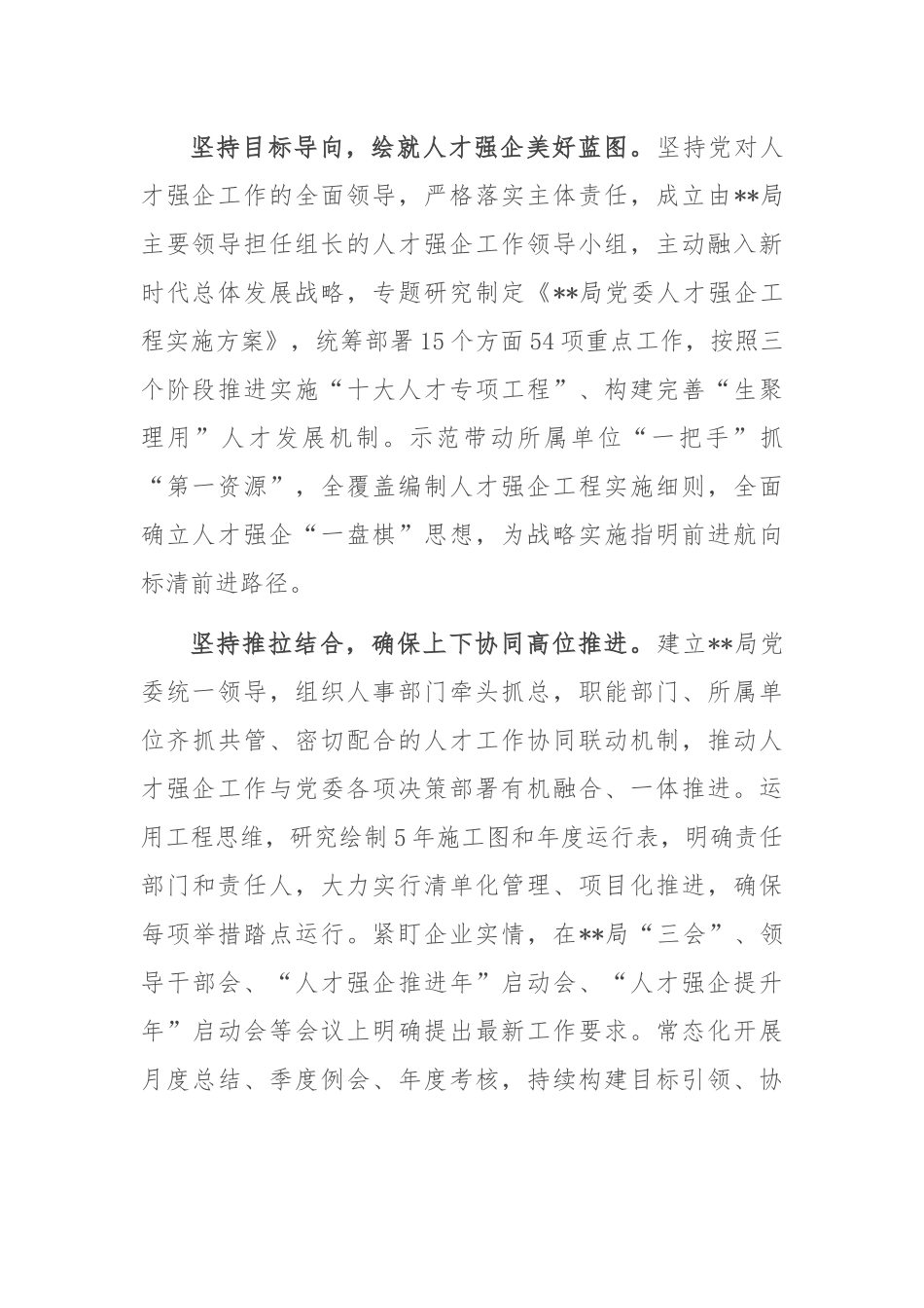 在2024年集团人才队伍建设年度重点任务推进会上的汇报发言_第2页