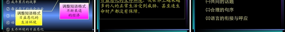 3语言表达 高考语文冲刺分类复习课件全集上 新课标 人教版 高考语文冲刺分类复习课件全集上 新课标 人教版
