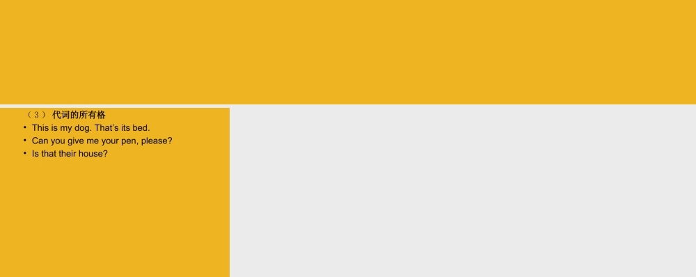 中考英语语法考点专题复习3 代词课件7 课件