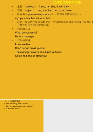 中考英语语法考点专题复习3 代词课件7 课件