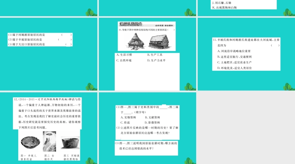 (秋季版)七年级历史上册 第2课 原始农耕生活课件 新人教版 课件