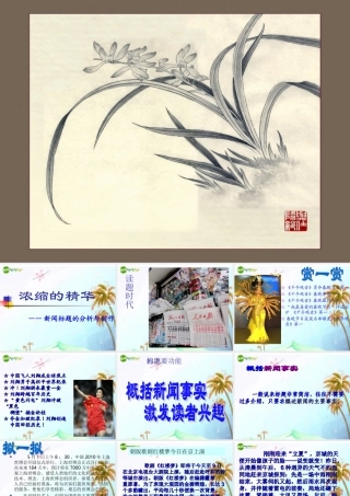 中考语文复习课件 浓缩的精华 课件