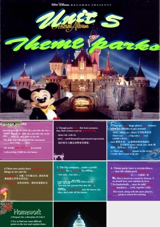 Unit5 The theme park 人教版 课件