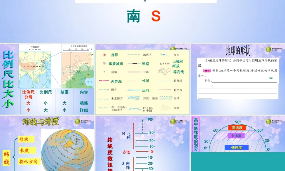 七年级地理上册 第二章 第一节 认识地球(第4课时)课件 湘教版 课件