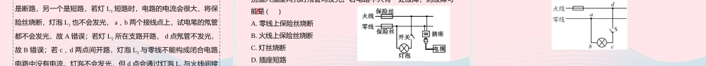中考物理一轮复习 第8讲 家庭电路课件