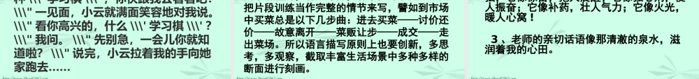 中考语文个性化的语言描 课件 人教版 课件