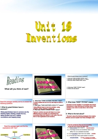 11-12年高二英语 Unit 18 reading课件 大纲人教版 课件