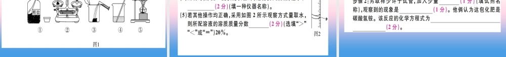 九年级化学下册 第十一单元 盐 化肥检测卷习题课件 (新版)新人教版 课件