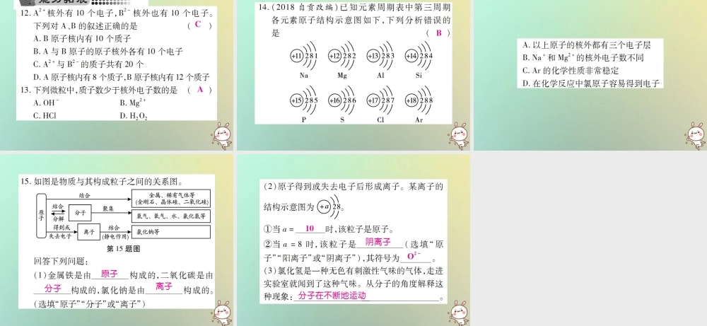 九年级化学上册 第三单元 物质构成的奥秘 课题2 原子的结构 第2课时 离子与相对原子质量课件 (新版)新人教版 课件