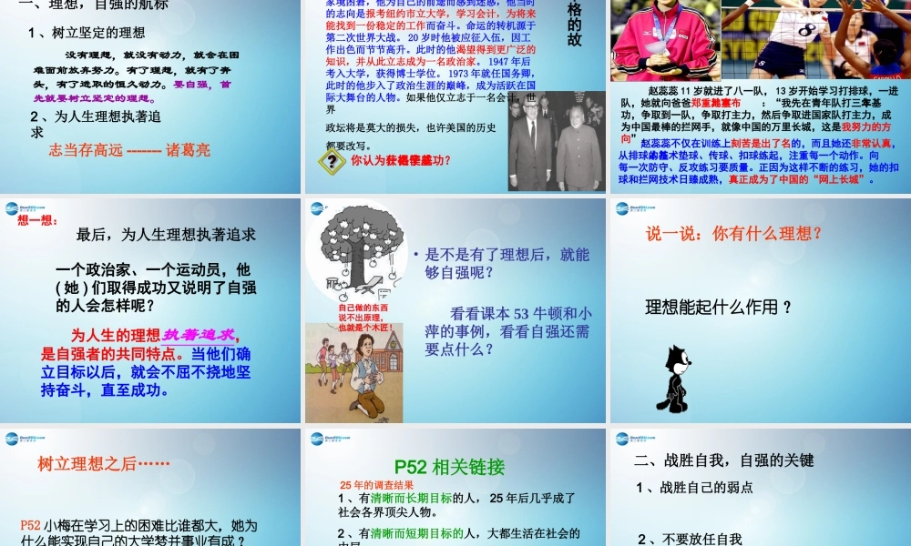 七年级政治下册 第四课 第二框 少年能自强课件 新人教版 课件