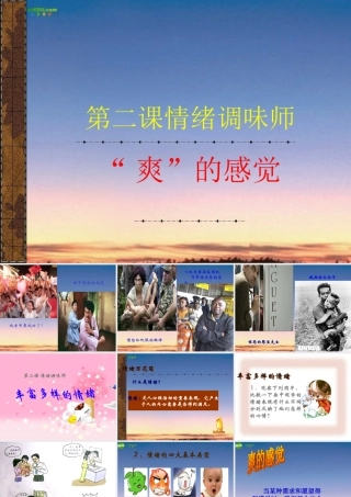 七年级政治下册 第二课(情绪调味师)课件1 人民版 课件