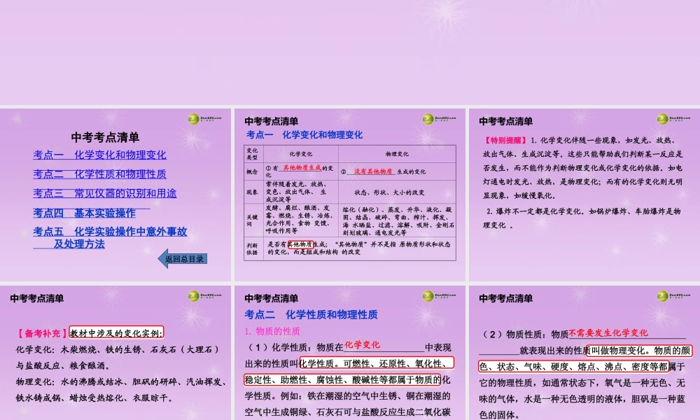 中考试题) 课件