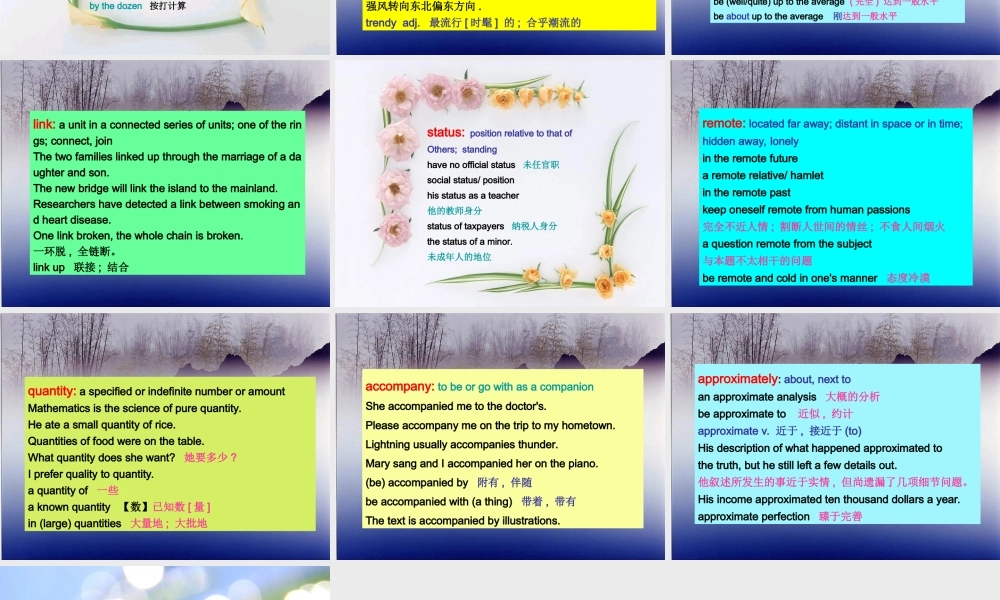 Unitrchaeology words and language points高二英语课件