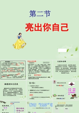 七年级政治上册(亮出你自己)课件 湘师版 课件
