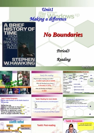 Unit1 Making a difference period三 人教版 课件