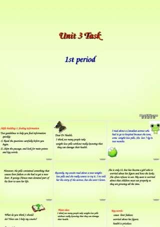 Unit3 Task1 高一牛津英语模块一Unit3全单元课件[整理八套]