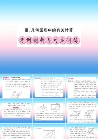 (课标版通用)中考数学总复习 第三轮 大专题突破 挑战满分 大专题(三)习题课件