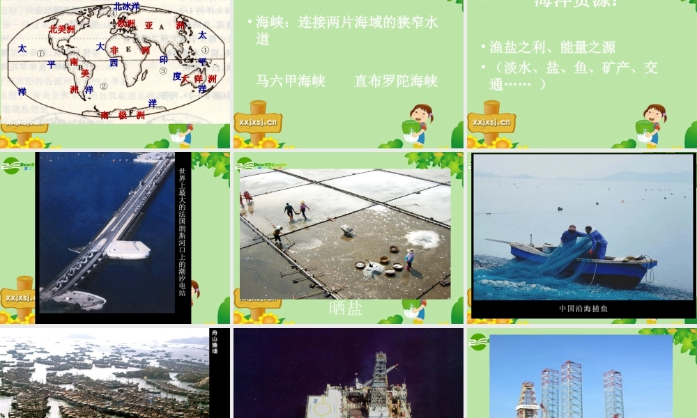 七年级历史与社会上册 第一课(大洲和大洋)课件 人教新课标版 课件