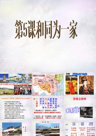 七年级历史下册 第5课 和同为一家课件 新人教版 课件