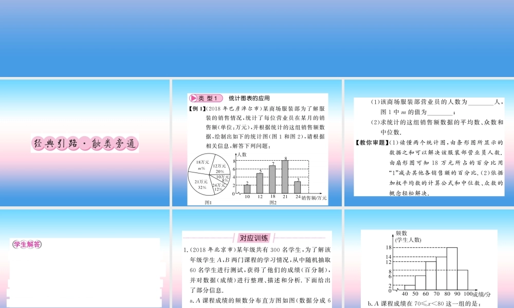 (课标版通用)中考数学总复习 第二轮 小专题集训 题型专攻 小专题(三)习题课件