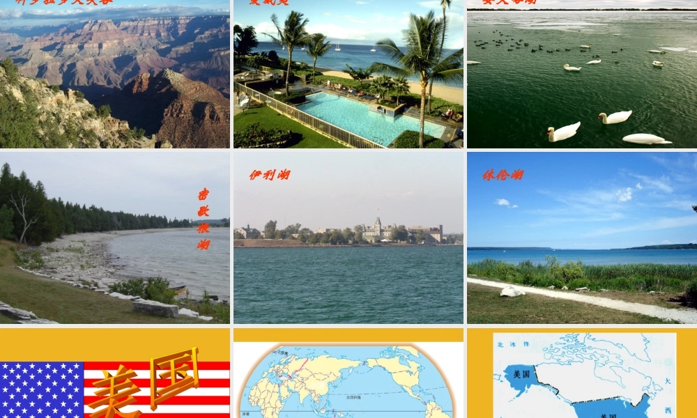 七年级地理下册 美国课件 人教新课标版 课件