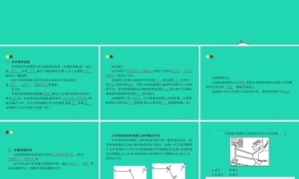 七年级地理上册 1.2 我们怎样学地理课件 (新版)湘教版 课件