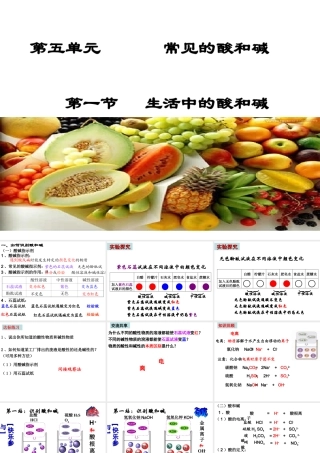 九年级化学 中和反应及其应用 教学课件鲁教版 课件